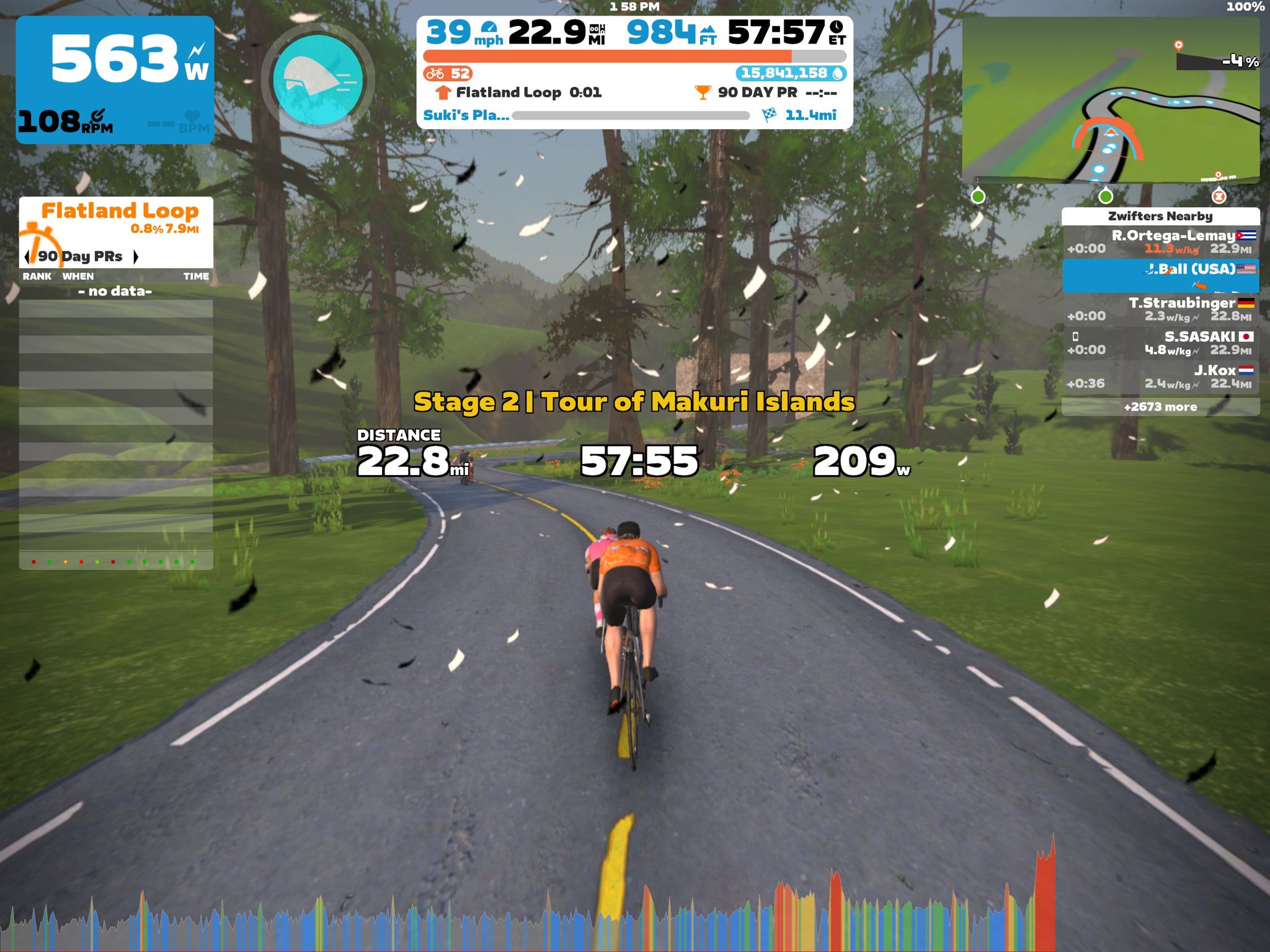 Zwift Group ride Suki’s Playground Stage 2 Tour of Makuri Islands and Some Sand The Bike Crank