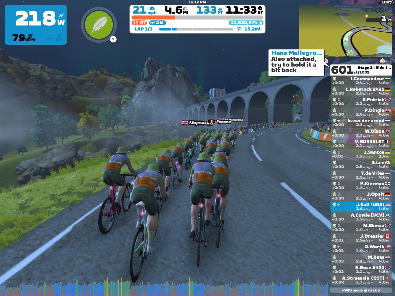 A little Japan and then a little Tour de Zwift Stage 2 in Scotland