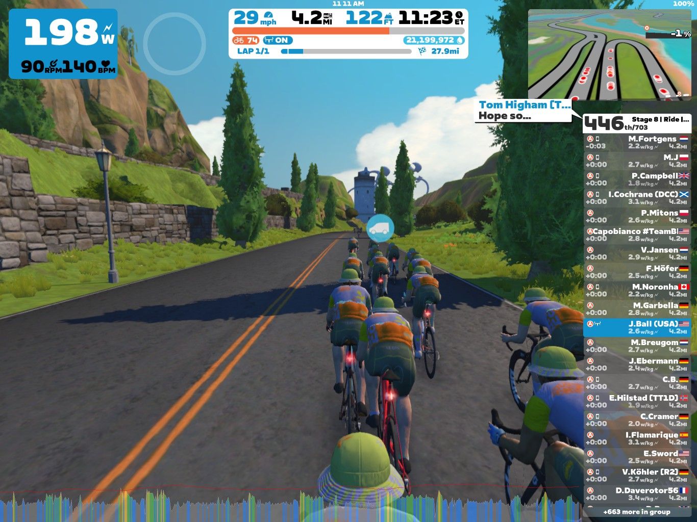 Zwift Tour de Zwift 2024 Stage 8 (A) The Bike Crank