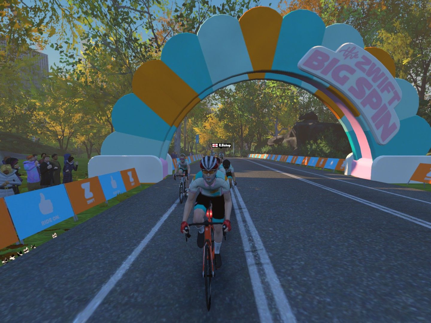 The Zwift Big Spin 2024 Stage 3 on Mighty Metropolitan in New York