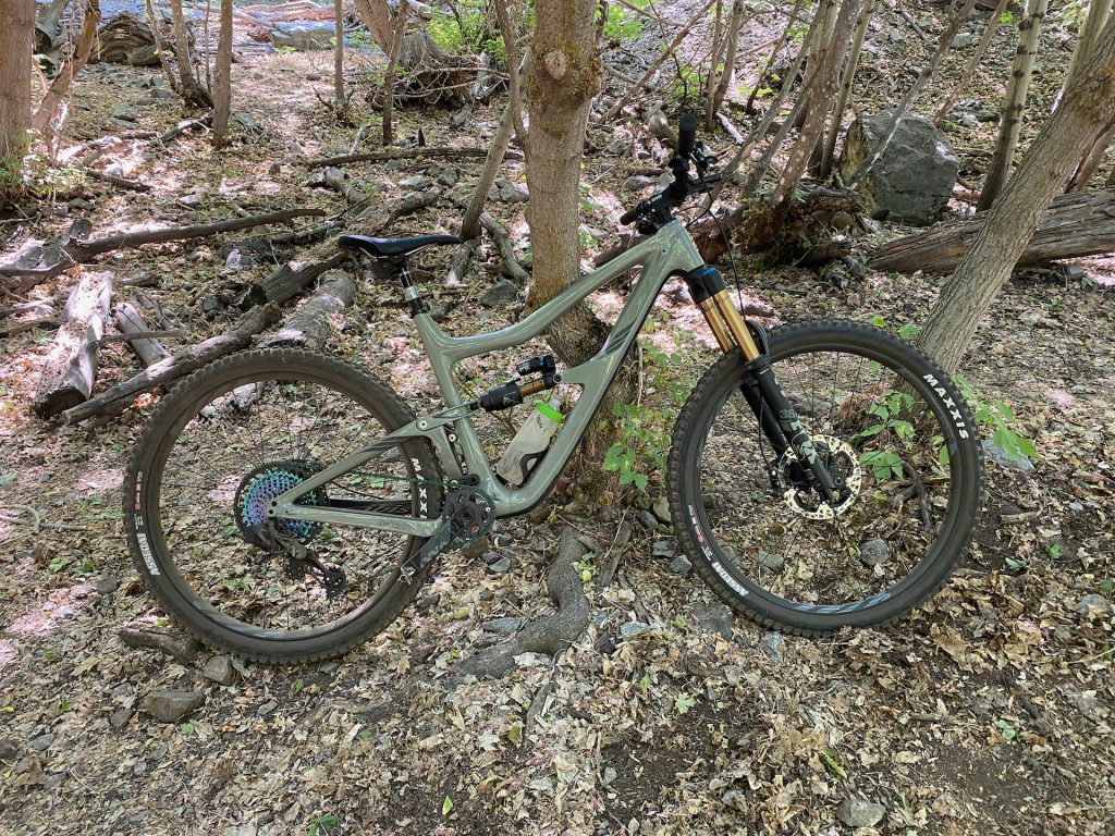 The new Ibis Ripmo V2 in the forrest