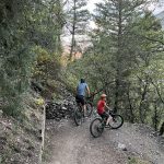 Mountain biking Logan Canyon