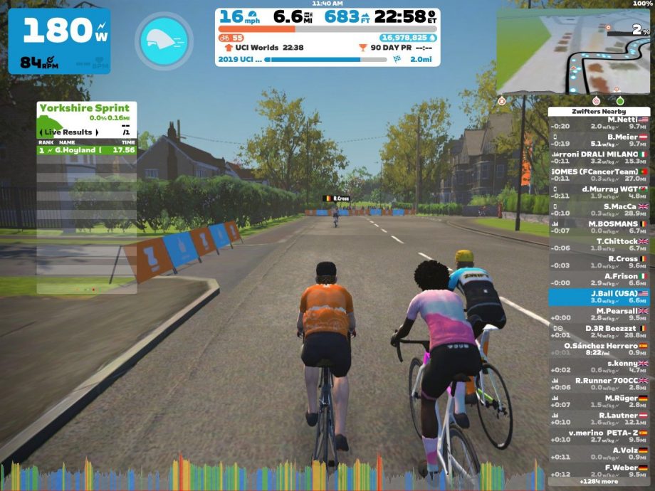 Tour de Zwift Stage 3 and time in Yorkshire The Bike Crank