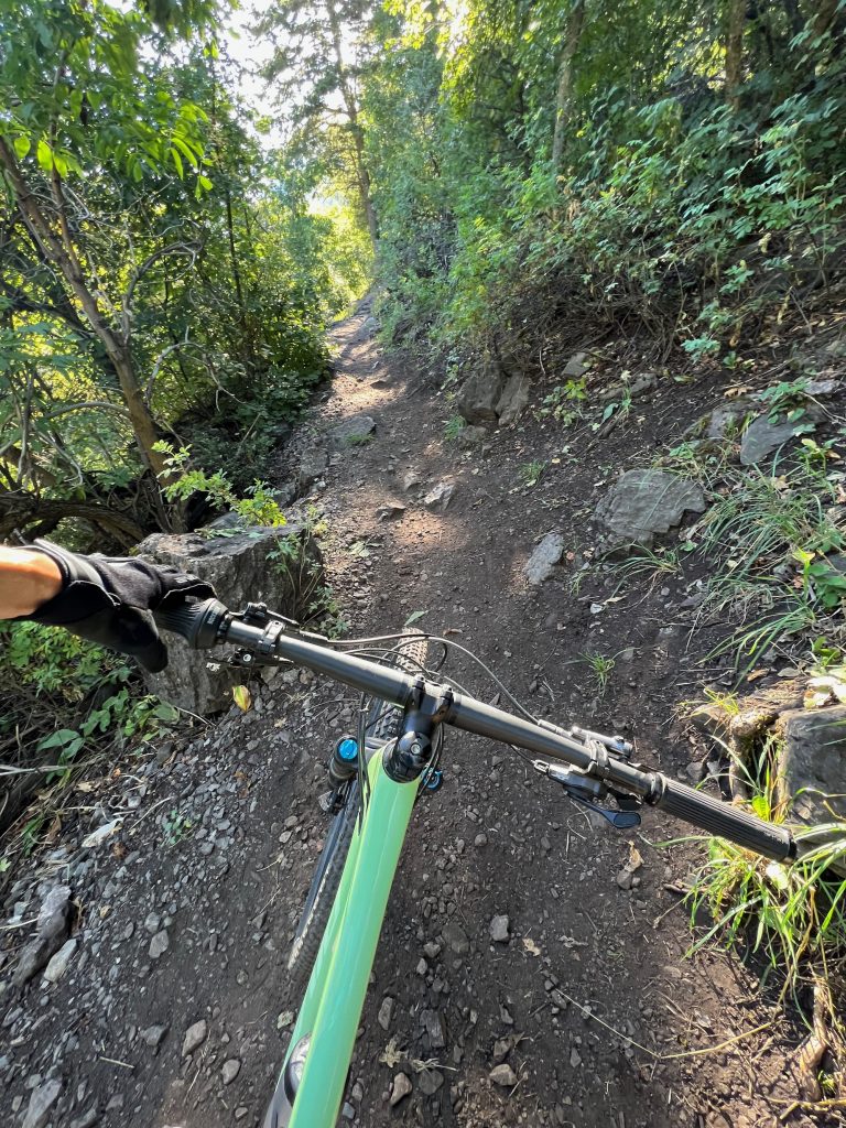 Looking out from the cockpit of the Pivot Mach 4 SL