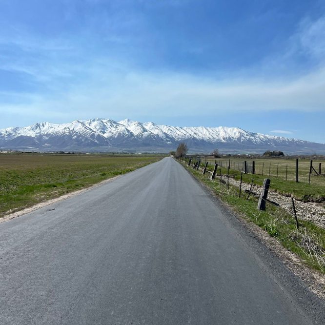 Wellsville mountain from Nibley